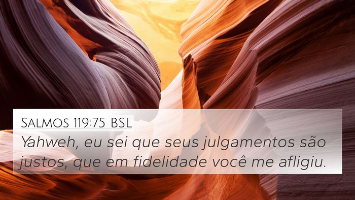 Salmos 119:75 BSL Bible Verse Image