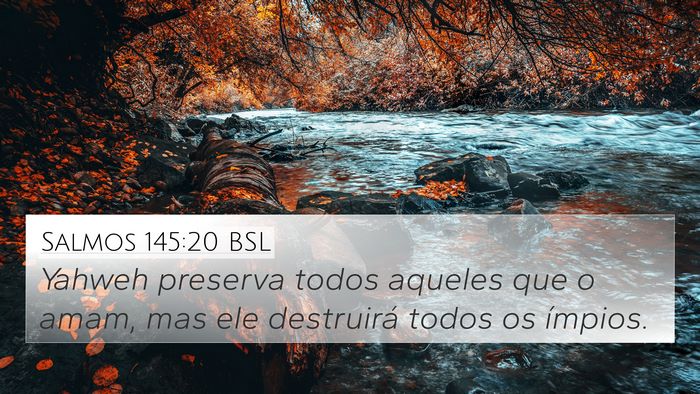 Salmos 145:20 BSL Bible Verse Image