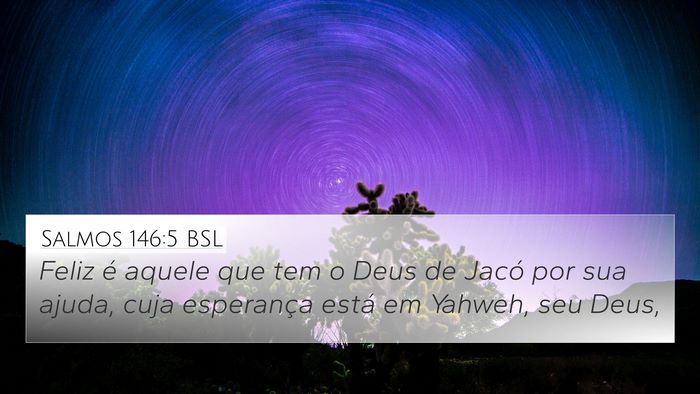 Salmos 146:5 BSL Bible Verse Image