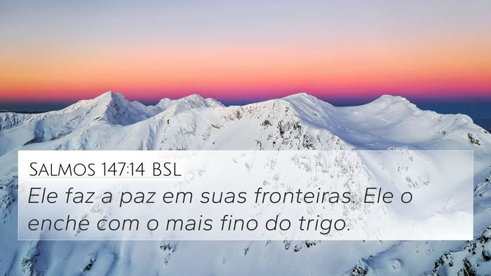Salmos 147:14 BSL Bible Verse Image