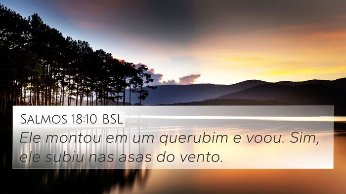 Salmos 18:10 BSL Bible Verse Image