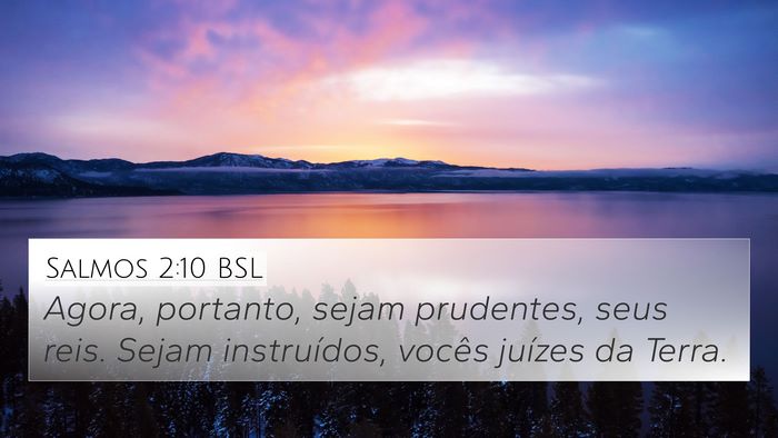 Salmos 2:10 BSL Bible Verse Image