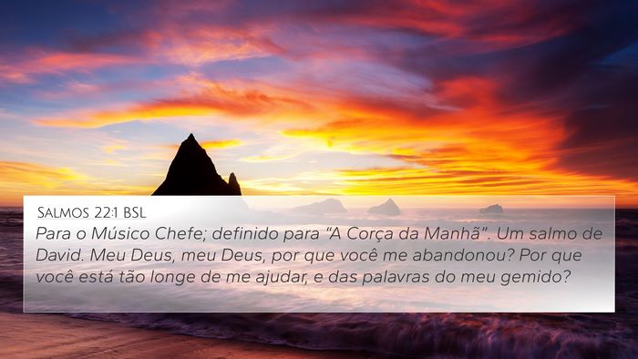 Salmos 22:1 BSL Bible Verse Image