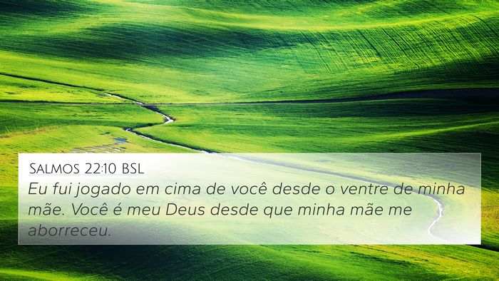Salmos 22:10 BSL Bible Verse Image