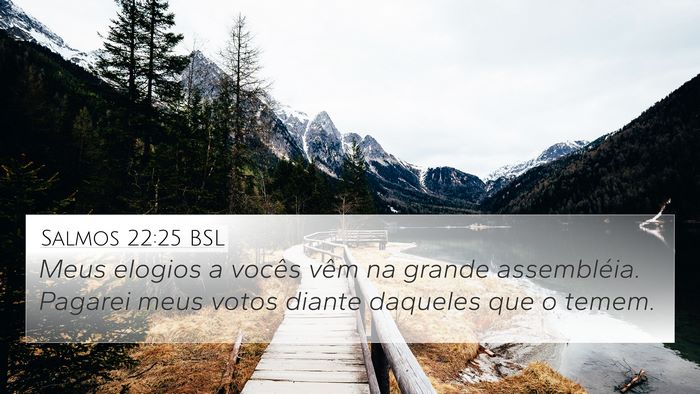 Salmos 22:25 BSL Bible Verse Image