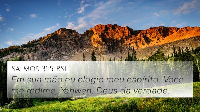 Salmos 31:5 BSL Bible Verse Image