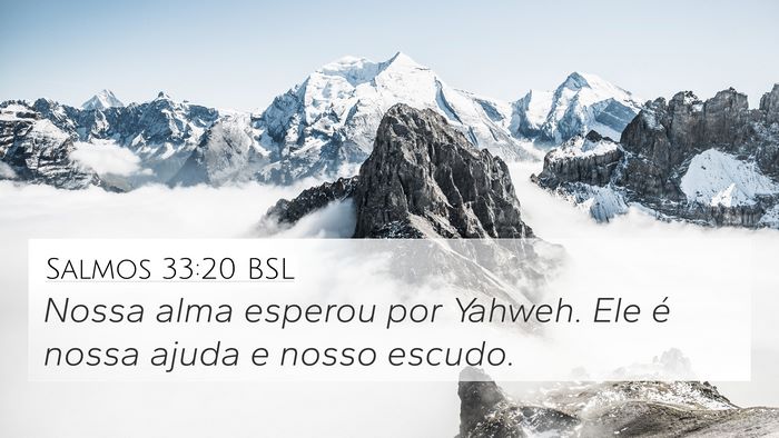 Salmos 33:20 BSL Bible Verse Image