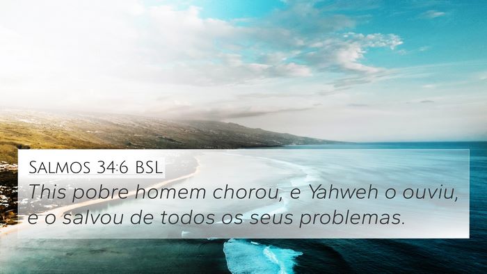 Salmos 34:6 BSL Bible Verse Image