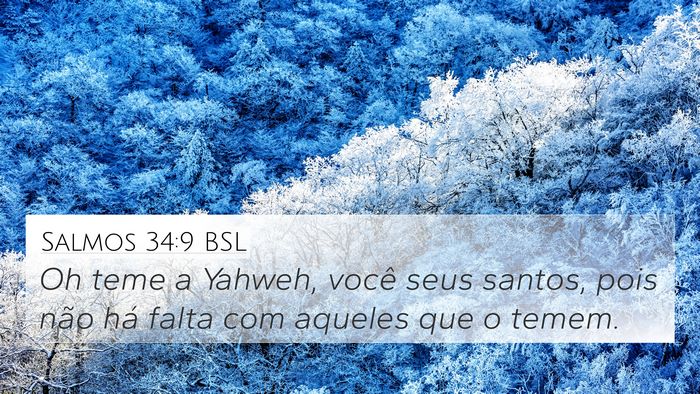 Salmos 34:9 BSL Bible Verse Image