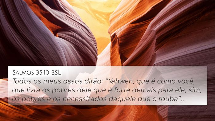 Salmos 35:10 BSL Bible Verse Image
