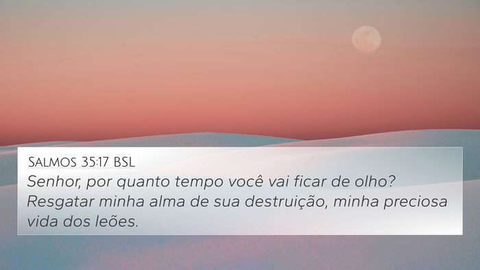 Salmos 35:17 BSL Bible Verse Image