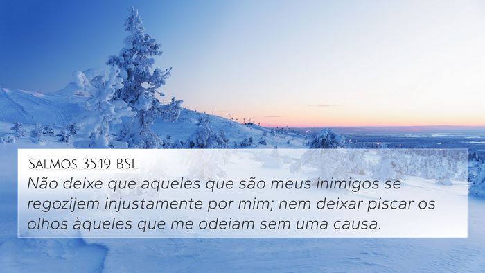 Salmos 35:19 BSL Bible Verse Image