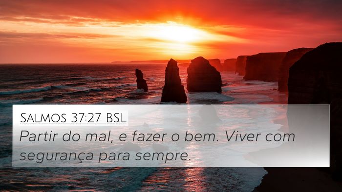 Salmos 37:27 BSL Bible Verse Image
