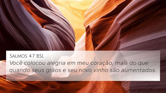 Salmos 4:7 BSL Bible Verse Image
