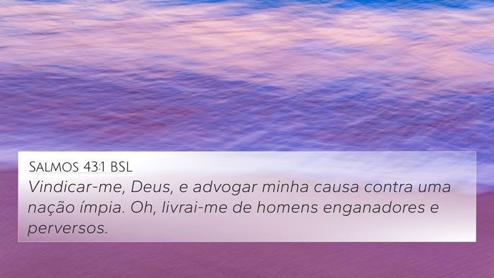 Salmos 43:1 BSL Bible Verse Image