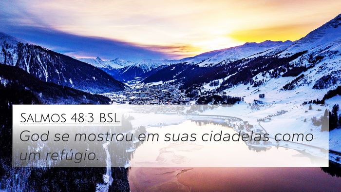 Salmos 48:3 BSL Bible Verse Image