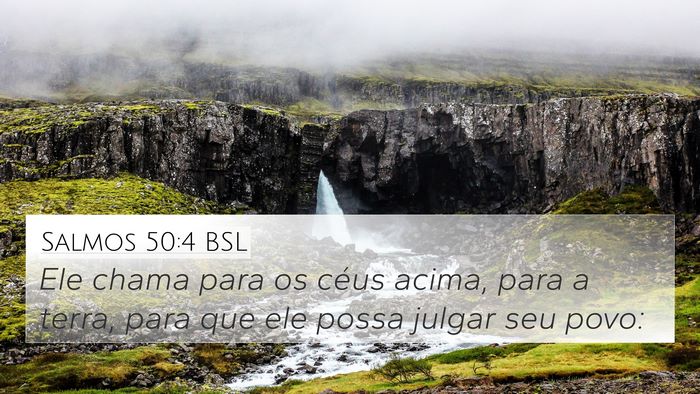 Salmos 50:4 BSL Bible Verse Image