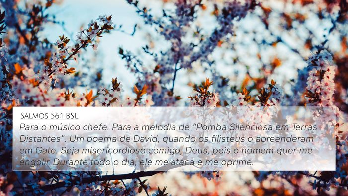 Salmos 56:1 BSL Bible Verse Image