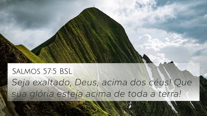 Salmos 57:5 BSL Bible Verse Image