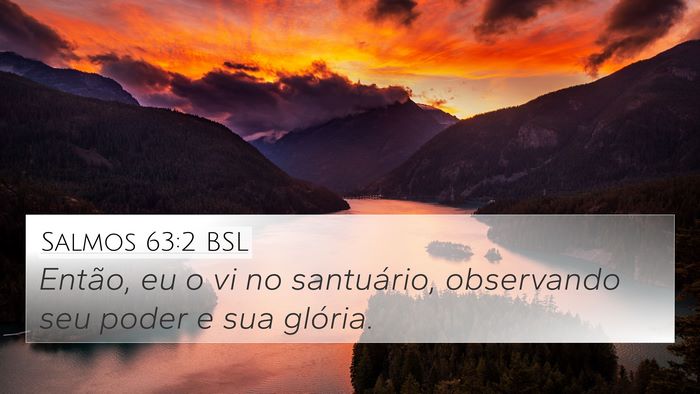 Salmos 63:2 BSL Bible Verse Image