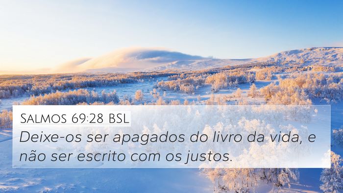 Salmos 69:28 BSL Bible Verse Image