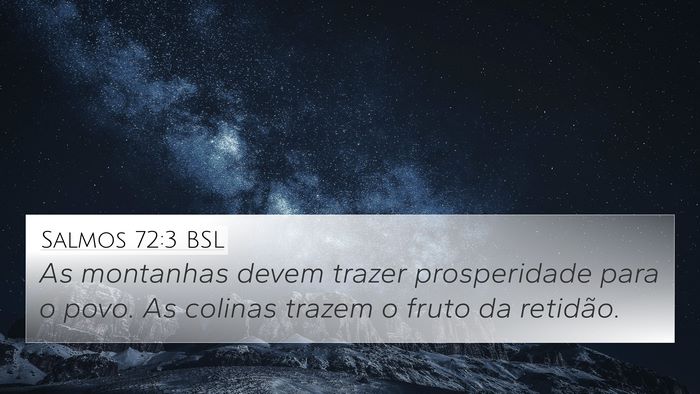 Salmos 72:3 BSL Bible Verse Image