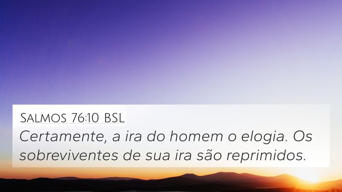 Salmos 76:10 BSL Bible Verse Image