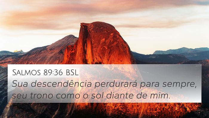 Salmos 89:36 BSL Bible Verse Image