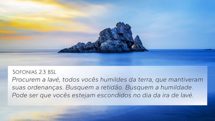 Sofonias 2:3 BSL Bible Verse Image