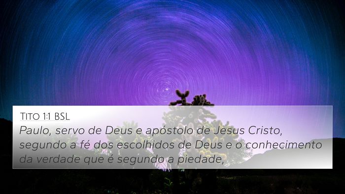 Tito 1:1 BSL Bible Verse Image