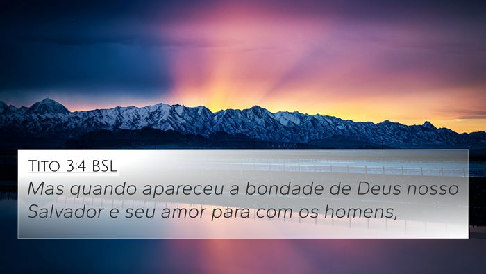 Tito 3:4 BSL Bible Verse Image