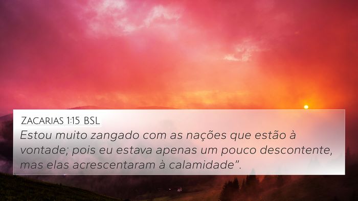 Zacarias 1:15 BSL Bible Verse Image