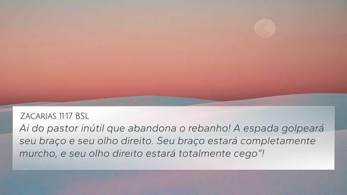 Zacarias 11:17 BSL Bible Verse Image