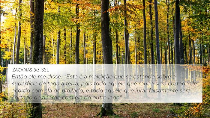 Zacarias 5:3 BSL Bible Verse Image