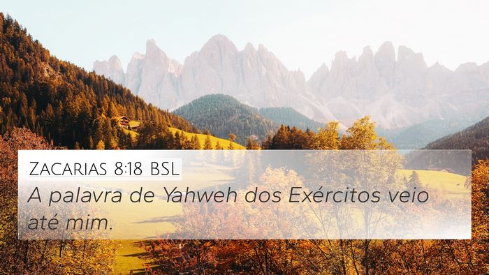 Zacarias 8:18 BSL Bible Verse Image