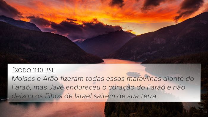 Êxodo 11:10 BSL Bible Verse Image