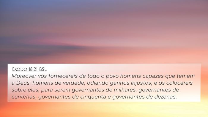 Êxodo 18:21 BSL Bible Verse Image