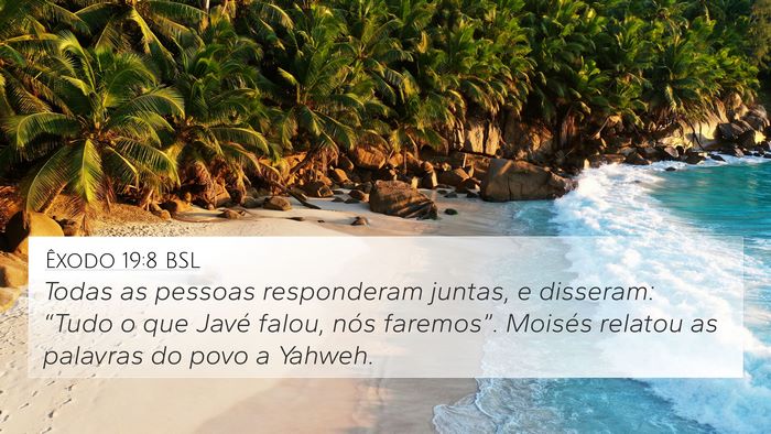 Êxodo 19:8 BSL Bible Verse Image