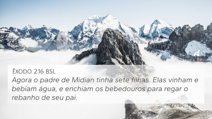 Êxodo 2:16 BSL Bible Verse Image