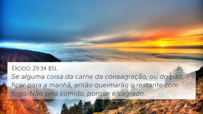 Êxodo 29:34 BSL Bible Verse Image