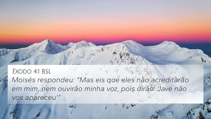 Êxodo 4:1 BSL Bible Verse Image