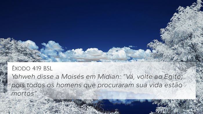 Êxodo 4:19 BSL Bible Verse Image