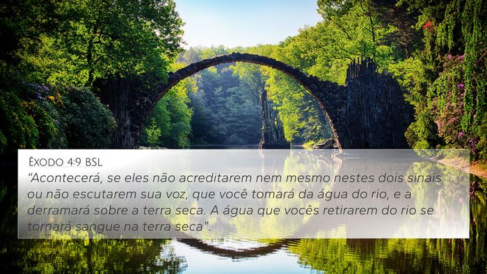 Êxodo 4:9 BSL Bible Verse Image