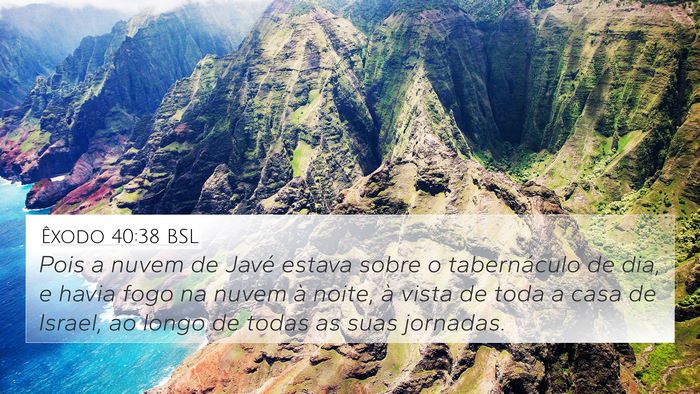 Êxodo 40:38 BSL Bible Verse Image