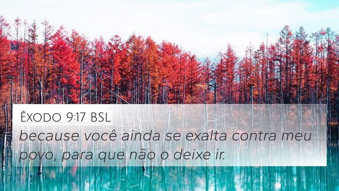 Êxodo 9:17 BSL Bible Verse Image