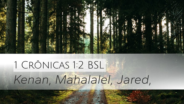 1 Crônicas 1:2 BSL Desktop Wallpaper - Kenan, Mahalalel, - Desktop Bible Verse Wallpaper