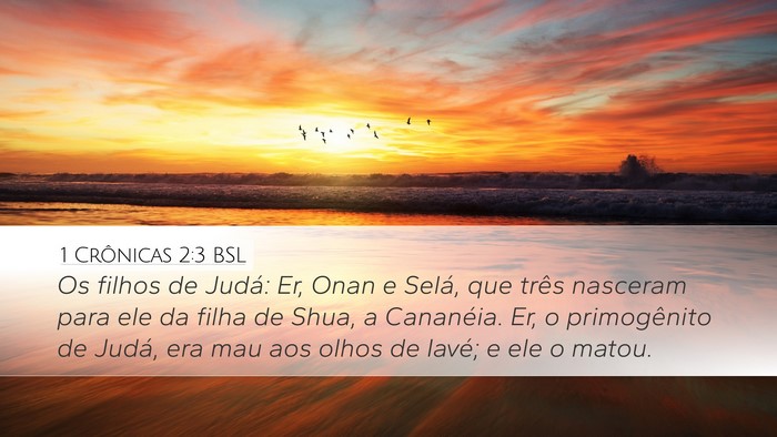 1 Crônicas 2:3 BSL Bible Verse Image