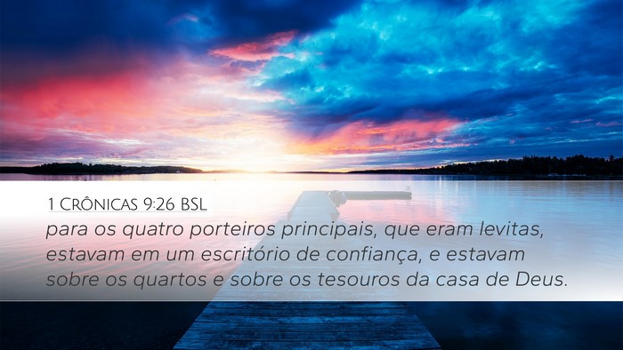 1 Crônicas 9:26 BSL Bible Verse Image