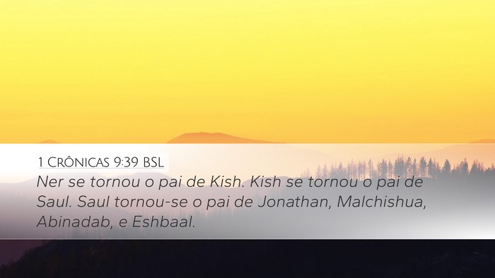 1 Crônicas 9:39 BSL Bible Verse Image