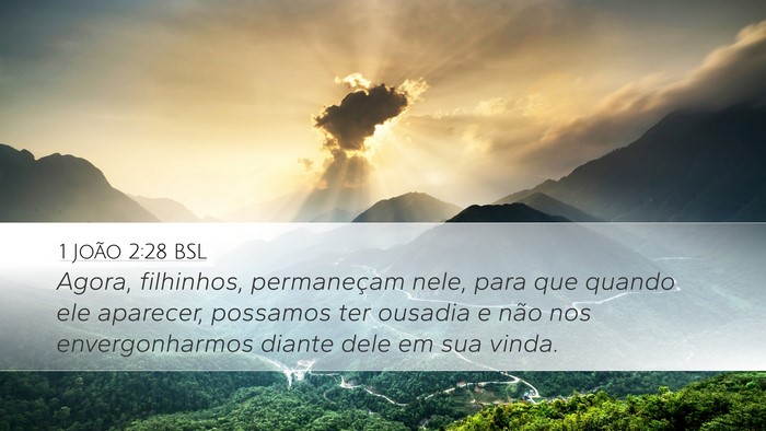 1 João 2:28 BSL Bible Verse Image